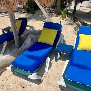 Beachfront Hammock Heaven Akumal